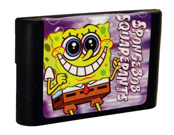 картридж (кассета) на SEGA (сега) Spongebob squarepants (спанч боб)