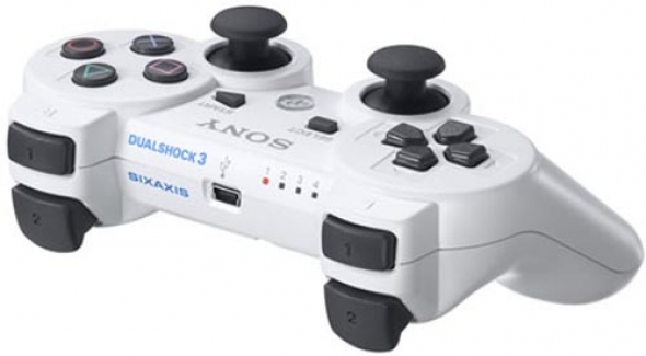 джойстик для Sony PLAYSTATION 3 (сони плейстейшн 3) DUALSHOCK 3  белый