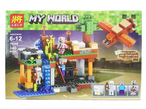 конструктор Lele (LEGO) Minecraft (майн крафт) воздушная гавань