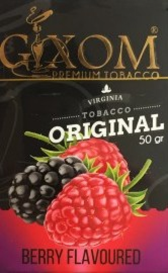 табак для кальяна Gixom ( гиксом ) BERRY flavoured  (ЯГОДЫ) 50 ГР.