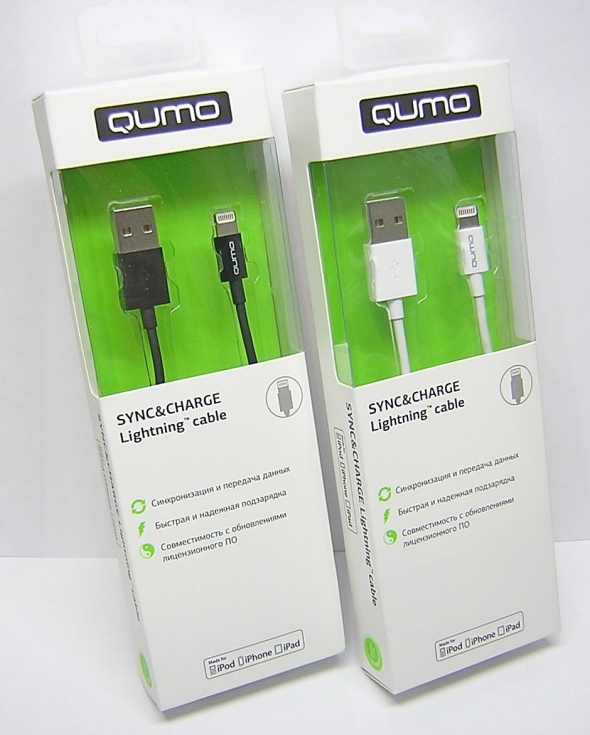 Кабель QUMO MFI AP200 Apple