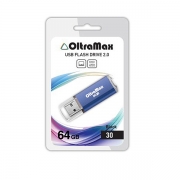 Флеш-накопитель USB  64GB  OltraMax   30  синий