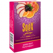 Безникотиновая смесь для кальяна Soex Мультифрукт 50гр (10шт в блк)