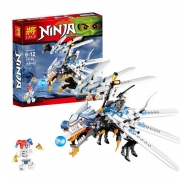 конструктор Lele (LEGO) Ninja ( ниндзя)  атака ледяного дракона