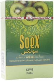 Безникотиновая смесь для кальяна Soex Киви 50гр (10шт в блк)