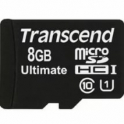 Карта памяти MicroSD  8GB  Transcend Class 10 UHS-I 300x без адаптера