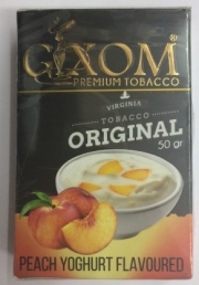 табак для кальяна Gixom ( гиксом ) Peach Yoghurt flavoured  (Персик и йогурт ) 50 ГР.