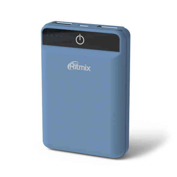 зарядное устройство ЗУ RITMIX RPB-10003L, голубой, 10000 мАч