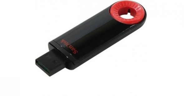 Флеш-накопитель USB  64GB  SanDisk  CZ57  Cruzer Dial  чёрный