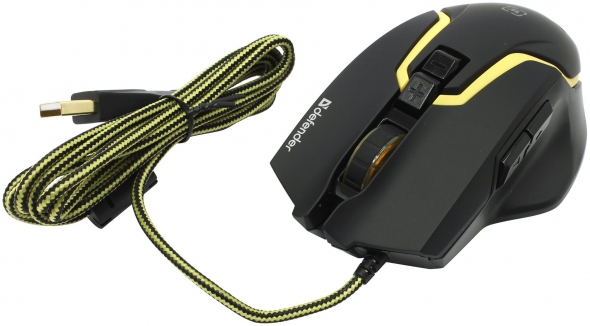 Мышь DEFENDER  Warhead GM-1750, USB, проводная