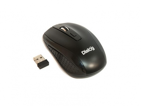 Мышь беспроводная  DIALOG Pointer MROP-01U, черная