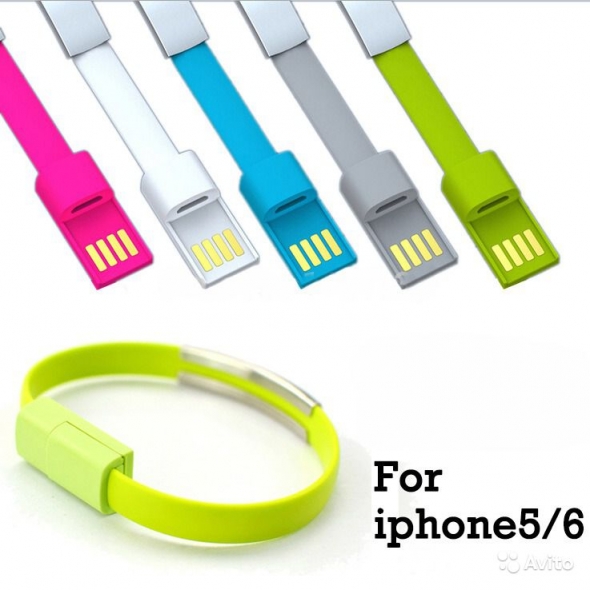 кабель iphone 5 браслет