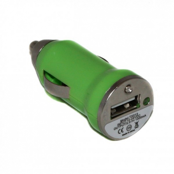 азу автомобильный адаптер  1x USB, 1 А с рисунком