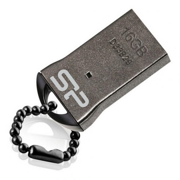 USB 16GB  Silicon Power  T01 черный