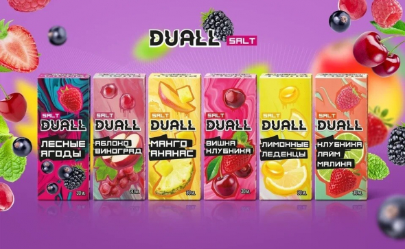 жидкость для электронных сигарет Duall Salt 20mg strong