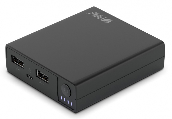 зарядное устройство  Hiper RP7500 mAh  2.1 а + 1 а , черный , 2 USB