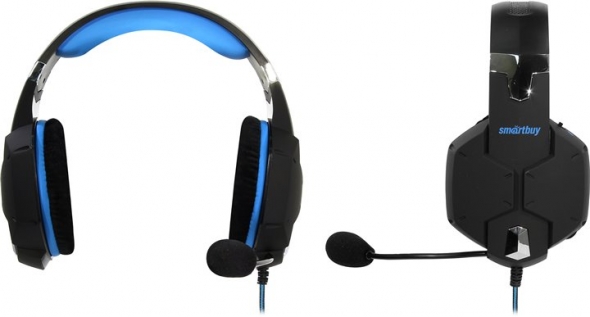 Гарнитура Smartbuy SBHG-2000 RUSH VIPER, черная/синяя
