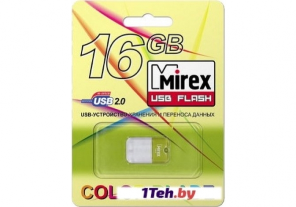 Флеш-накопитель USB 16 gb Mirex Arton зелёный (ecopack)