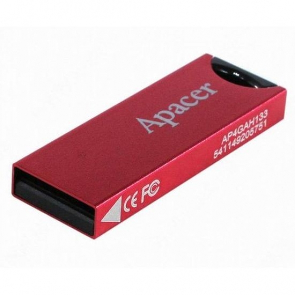 Флеш-накопитель USB 16 gb Apacer AH133 красный
