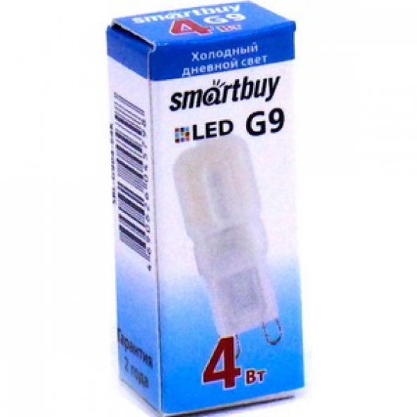 Лампа светодиодная SMART BUY -G9-4W/6400/G9  (SBL-G9 04-64K)