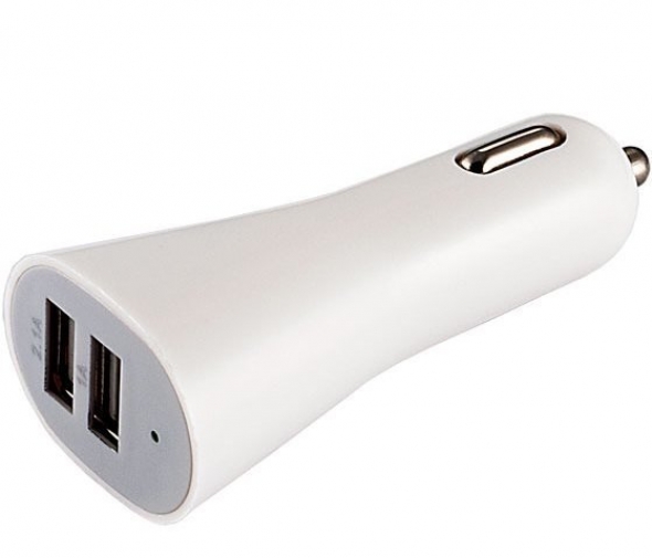 Автомобильное зарядное устройство  2.1 А  2 usb