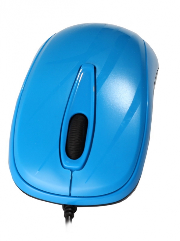 Мышь проводная Smart Buy 310, голубая, USB.