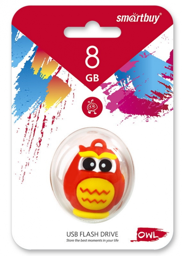 Флеш-накопитель USB  16GB  Smart Buy  Wild series  Сова