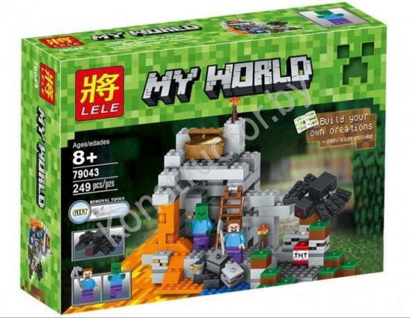 конструктор Lele (LEGO) Minecraft (майн крафт) пещера