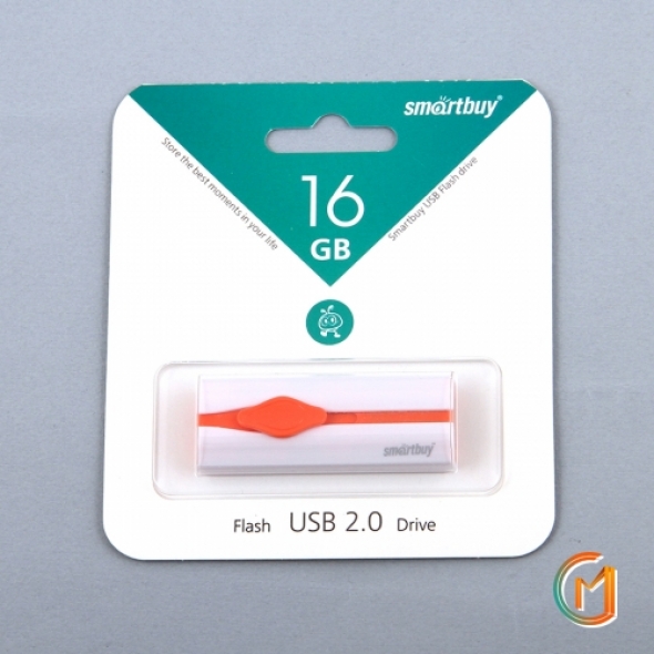 Флеш-накопитель USB  16GB  Smart Buy  Comet  белый