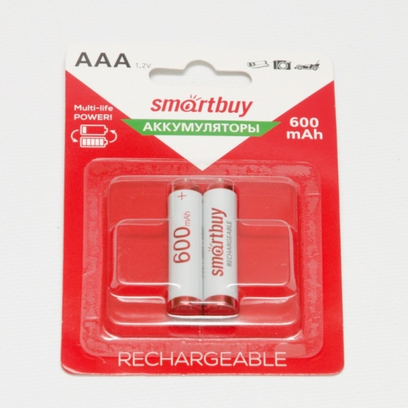 Аккумулятор Smartbuy R03 NiMh (600 mAh) (2 бл)