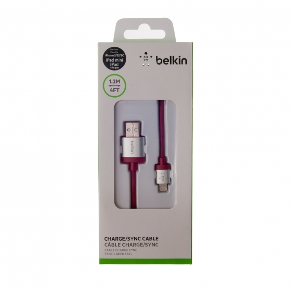 кабель iPhone 5 тканевый BELKIN