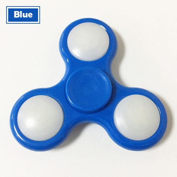 Spinner ( Спиннер ) антистресс Led (с подсветкой из светодиодов) синий