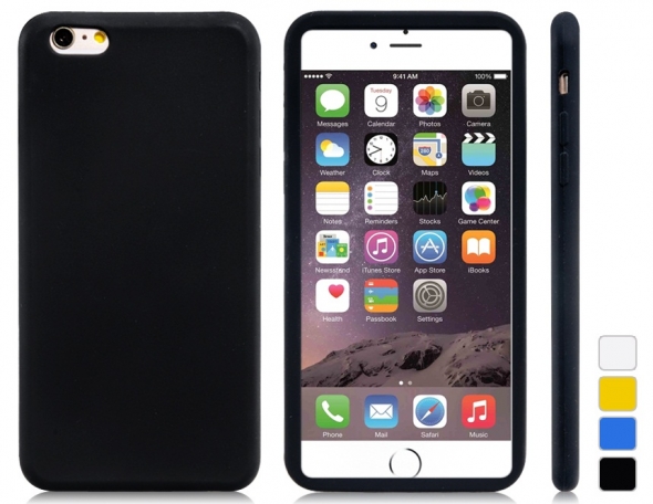чехол силикон iPhone 6 Plus (угольный)