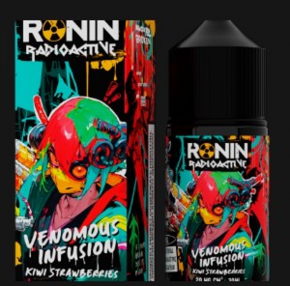 жидкость для электронных сигарет Ronin Radioactive (ронин) VENOMOUS INFUSION 1-1 30ml 20 mg salt hard