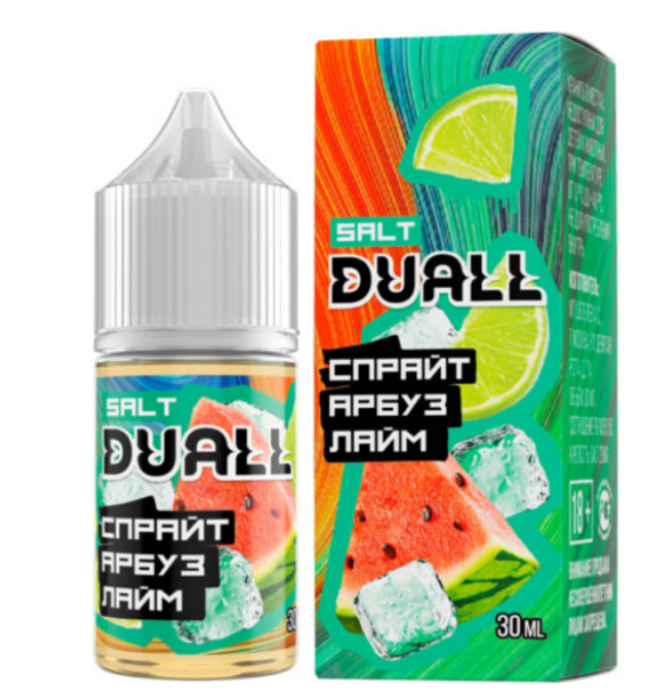 жидкость для электронных сигарет Duall 30 ml hard Спрайт арбуз лайм