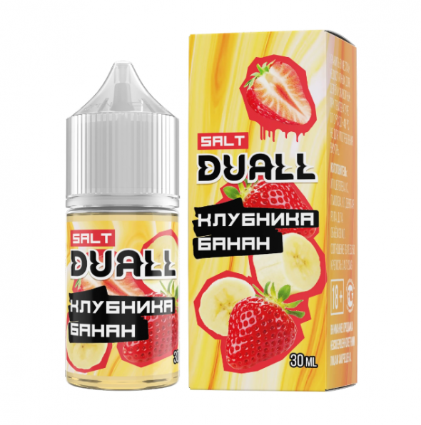 жидкость для электронных сигарет Duall 30 ml hard Клубника банан