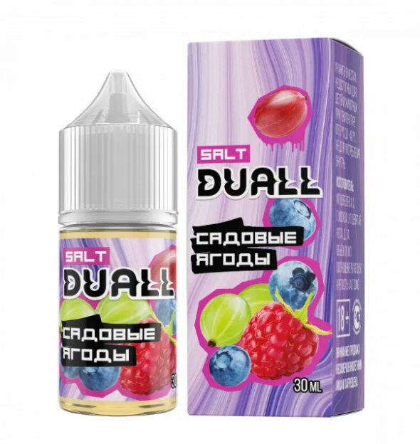 жидкость для электронных сигарет Duall 30 ml hard садовые ягоды