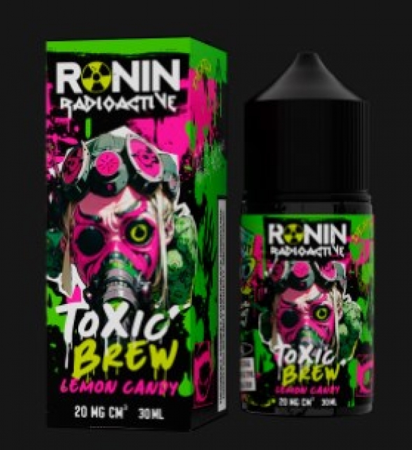 жидкость для электронных сигарет Ronin Radioactive (ронин) Toxic Brew (Lemon Candy) 30ml 20 mg salt