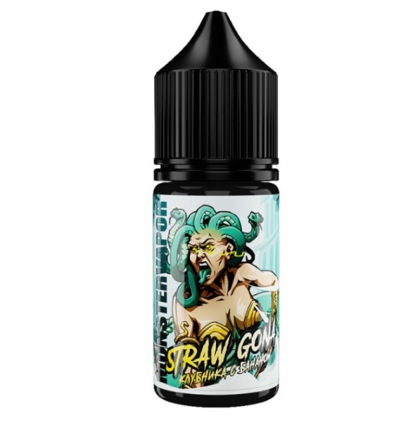 жидкость для электронных сигарет Monster Vapor ( монстервапор ) STRAW GONA (Клубника с бананом) 30 мл 20 мг Ultra