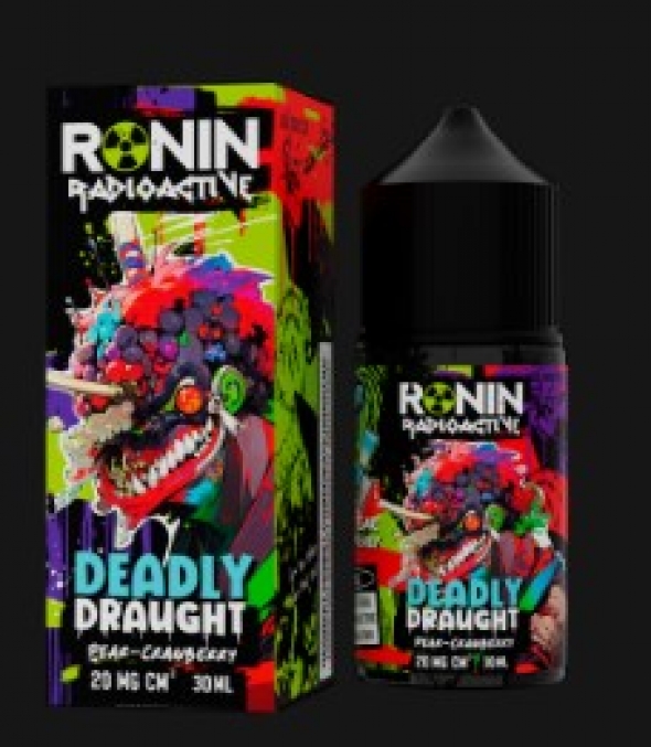 жидкость для электронных сигарет Ronin Radioactive (ронин) Deadly Draught (Pear Cranberry) 30ml 20 mg salt