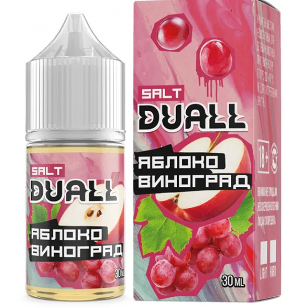 жидкость для электронных сигарет Duall 30 ml hard яблоко виноград