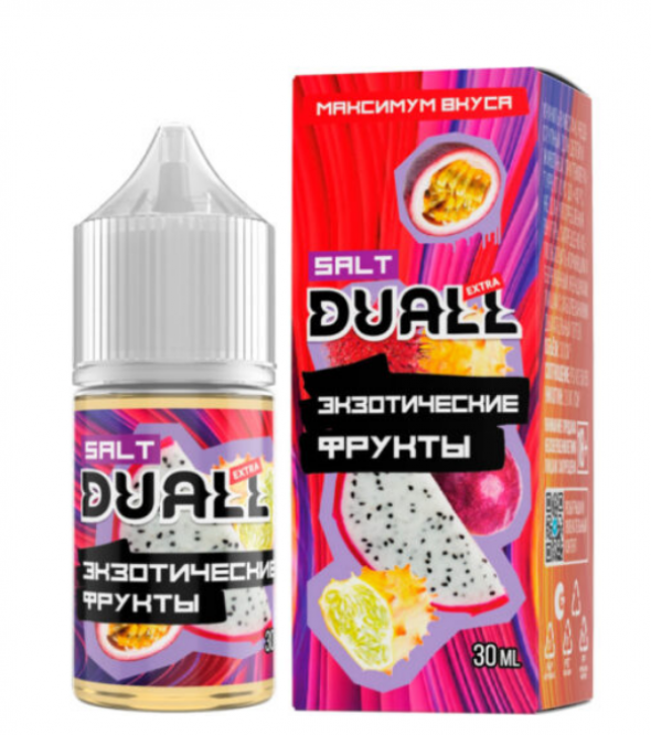 жидкость для электронных сигарет Duall 30 ml hard экзотические фрукты