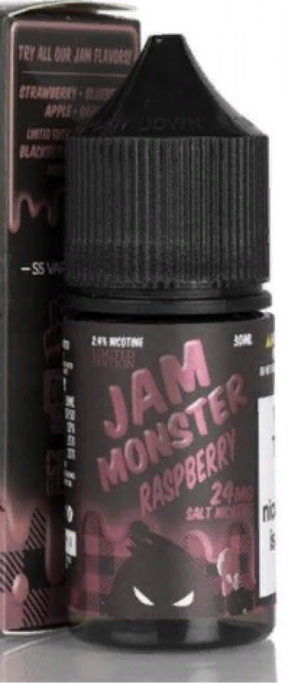 жидкость для электронных сигарет(оригинал США)  Jam Monster - Raspberry (Теплый тост с маслом и малиновым джемом) 30 мл / 48 мг (USA)