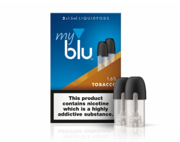 BLU: СМЕННЫЙ КАРТРИДЖ TOBACCO 2X1,5 МЛ