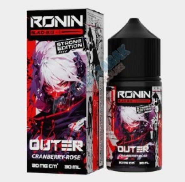 жидкость для электронных сигарет RONIN BAD 2.0 (ронин) Outer - Клюква , роза 30ml 20 mg salt