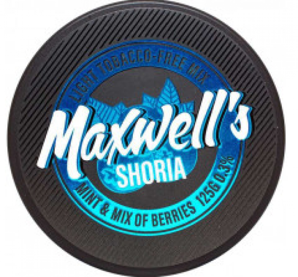 Кальянный Maxwells 125 гр Light Shoria Мята и лесные ягоды 0,3%
