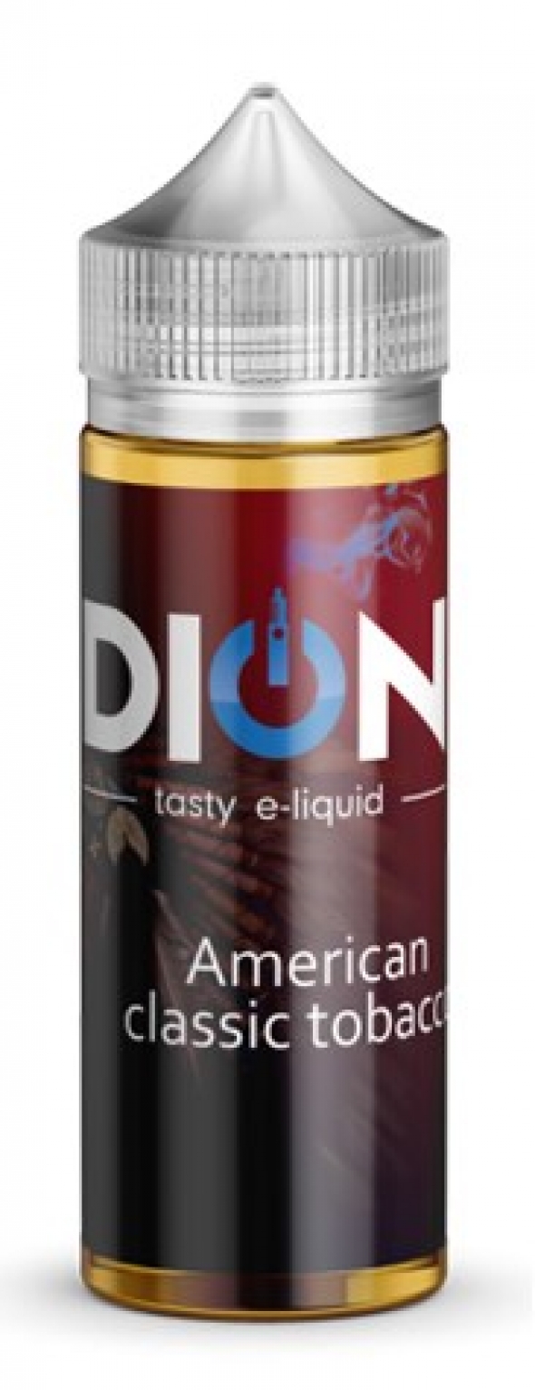 жидкость для электронных сигарет DION  (дион) 100 мл American Classic Tobacco - приятный вкус сигаретного крепкого табака