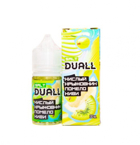 жидкость для электронных сигарет Duall 30 ml hard кислый крыжовник помело киви