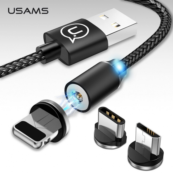 кабель usb на type-c  магнитный Usams