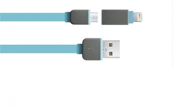 кабель USB-micro-iPhone 5,6 ( микро,айфон) универсальный + зарядка телефона от телефона